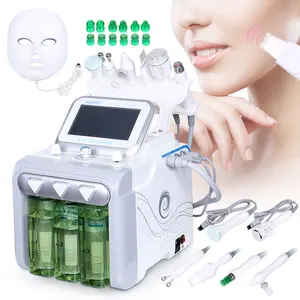 6 em 1 Hydra Water Peeling Mychway Vácuo RF Hidro Oxigênio Jato Spray para Pele Facial Pulverizador Máquina Dermoabrasão Diamante