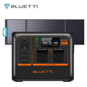 Estación de energía portátil <span class=keywords><strong>Bluetti</strong></span> 600W AC60P con paneles solares PV120 Carga eléctrica Hogar fuera de la red - Product Image 5