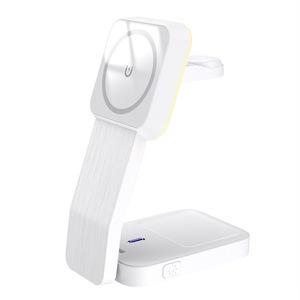 <b>Wireless</b> <b>Charging</b> <b>Stand</b> 15W Qi Fast Charge For Smart Watch Phone Holder With Magnetic Mount And Foldable Design - Product Image 5