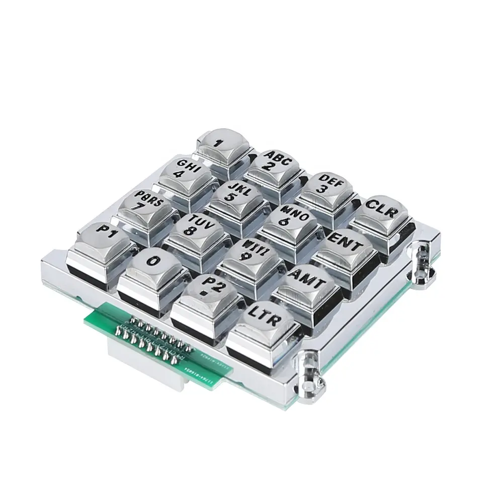 Fornitura produttore 4x4 tastiera in metallo per dispenser olio
