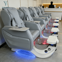 Chaise de pédicure électrique professionnelle sans plomberie, mobilier de spa, manucure, salon de manucure, chaises de pédicure massantes à vendre