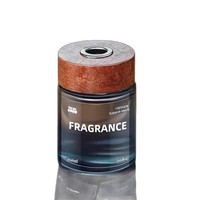 Diffuseur de parfum pour voiture avec couvercle en bois, parfum Oud en bois d'agar, flacon en verre, diffuseur pour porte-gobelet de voiture, désodorisant, huile essentielle naturelle de plantes