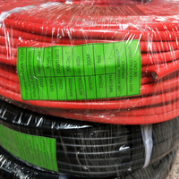 Alta Temperatura Alambre de calibre 1/0 0 awg 2awg 3awg 4awg rojo negro cable de batería de silicona caucho aislamiento de 600V