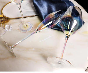 Verre à vin coloré fruits Maiden coeur vintage grande tasse verre en cristal verre à <span class=keywords><strong>Champagne</strong></span> usine fournir - Product Image 3