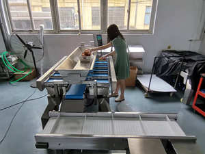 버섯, 냉동 생선, 채소용 결합형 스케일 벨트 계량기 계수기 - Product Image 6