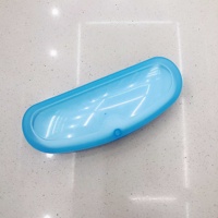 Lunettes transparentes, emballage en plastique dur, boîte à lunettes, rangement Portable, 1 pièce