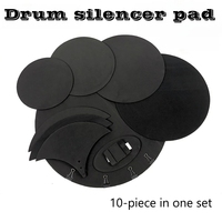 Vente en gros Coussin de silencieux de caisse claire Isolation acoustique amortisseur de chocs épaissi Tapis de sourdine en mousse