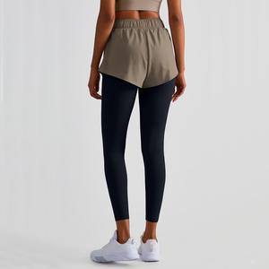 Custom 2 in 1 <b>Shorts</b> Pants <b>With</b> Hidden Side <b>Phone</b> <b>Pockets</b> Leggings Gym Leggings for Women - Product Image 5