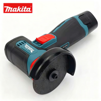 Meuleuse d'angle miniature Makita 12V avec disque de meulage de 3 pouces, outil électrique portatif au lithium pour la découpe, le polissage et le travail des métaux