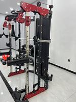 Station multifonctionnelle tout-en-un, machine Smith, équipement de fitness pour salle de sport, entraîneur fonctionnel à charge de plaques