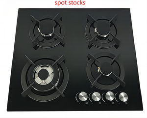 Cocina de Gas Integrada con 4 Quemadores de Aleación de Aluminio y Superficie de Vidrio - Product Image 1