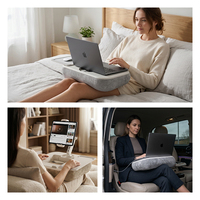 Support de tablette détachable 3-en-1 en ABS, support d'ordinateur portable, support universel pour appareils mobiles et PC, idéal pour iPad, lit, canapé, voyage, voiture