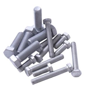 アメリカ標準ASME B18.2.1 M24ボルトUNC UNFスチールグレード2亜鉛メッキ六角ボルト - Product Image 5