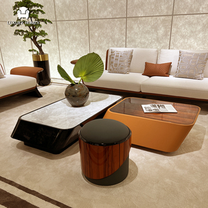 Divani di Alta Gamma con Braccioli in Legno Massello Stile Ala, Personalizzazione per Soggiorno di Hotel di Lusso, Fornitore di Mobili Foshan - Product Image 6