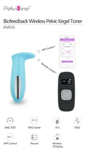 Alat Pelatih Otot Dasar Panggul Kegel Nirkabel dengan Kontrol Aplikasi, Biofeedback, <span class=keywords><strong>Stimulator</strong></span> Otot, dan Tes EMG serta Permainan EMG - Product Image 4