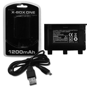 Paquete de Baterías Recargables Negras para Control Inalámbrico de Xbox ONE, Accesorios para Juegos - Product Image 1