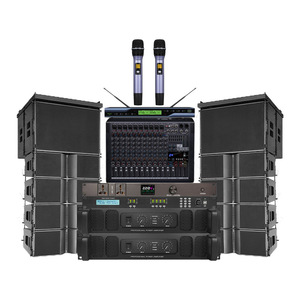 Système de sonorisation professionnel pour scène Clk Dual 12 pouces Line Array avec amplificateur et table de mixage pour spectacles en direct - Product Image 1
