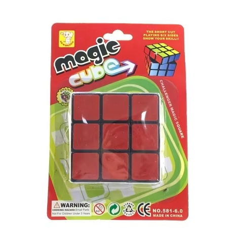 New 3x3 Cube 6cm Speed Solver - Smooth Gears, Durable Design, Perfect for Beginners & Experts