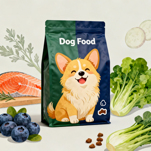 Tùy chỉnh đóng băng Khô gà vú snack chống ẩm PE Ziplock Pouch cho chó thức ăn vật nuôi đáy phẳng kẹo bao bì túi - Product Image 3