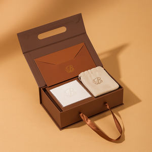 Лячмень OEM, Лидер продаж, шкатулка для ювелирных изделий с логотипом на заказ, колье, коробка для ожерелья, ящик для ювелирных изделий, набор упаковочных коробок - Product Image 1