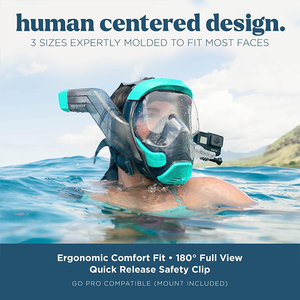 2024 nuevo <span class=keywords><strong>V3</strong></span> 180 máscara de esnórquel de cara completa equipo de esnórquel para adultos - Product Image 3