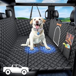 Funda Protectora para Asiento Trasero de Coche para Perros, Extensible, Impermeable, Material Oxford, Base Rígida, Soporta 400 Libras, Versión Mejorada 2025 - Product Image 6