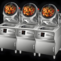 Robot de cuisine commercial intelligent, machine à wok automatique pour restaurant, cuisinière rotative électrique, riz frit BIGFISH