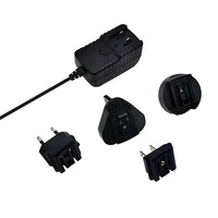 Adaptador de enchufe de CC intercambiable de 24V 0.5A con conexión fácil, rápido y conveniente