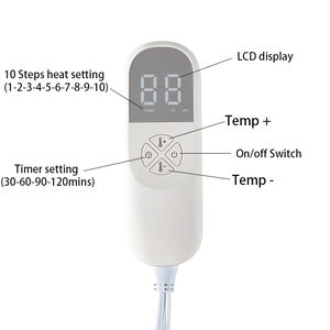 Calentador de Pies Eléctrico Portátil para Mujer, Almohadilla Térmica con 10 Niveles de Control de Temperatura Ajustable para el Invierno - Product Image 5