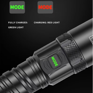 Xhp160 <span class=keywords><strong>LED</strong></span> <span class=keywords><strong>Zoom</strong></span> Điện Hiển Thị Di Động Cắm Trại Đèn Pin Mạnh Mẽ USB Sạc Di Động <span class=keywords><strong>Torch</strong></span> - Product Image 6