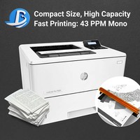 Printer Laser Monokrom Cepat Hp LaserJet Enterprise 506dn Baru, Auto Duplex, Jaringan, Tugas Berat, 45ppm, untuk Bisnis dan Kantor