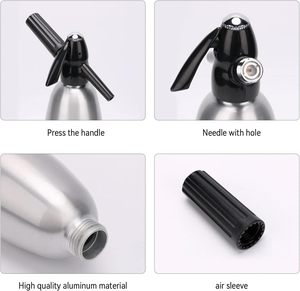 Machine à <span class=keywords><strong>eau</strong></span> <span class=keywords><strong>gazeuse</strong></span> domestique 1L, carbonateur CO2 premium, <span class=keywords><strong>siphon</strong></span> à soda - Product Image 2
