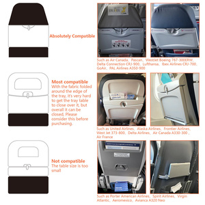 Enfant en bas âge avion siège Extender lit de voyage Portable vol repose-pieds suspendu sur avion siège <span class=keywords><strong>Table</strong></span> voyage repose-pieds pour avion - Product Image 5