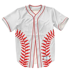 PURE hochwertige feste weiße Streifen benutzer definierte Sublimation Druck Baseball Trikots weibliche Baseball Uniformen Kinder Jugend