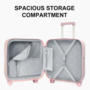 <span class=keywords><strong>Valise</strong></span> à roulettes pour enfants 18 20 pouces <span class=keywords><strong>Valise</strong></span> d'embarquement pour enfant 18'' Bagages à main Pliable Pédales légères <span class=keywords><strong>Valise</strong></span> en PC OEM - Product Image 3