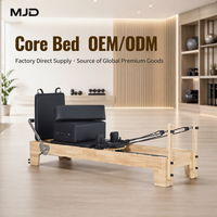 Reformer Pilates de qualité professionnelle W15 - Poignées en acier inoxydable brossé et poulies silencieuses