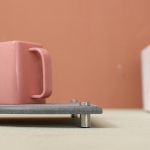 Esquina de baño Soporte de almacenamiento absorbente de agua Almohadilla en forma de abanico Secado rápido Estera de diatomita Bandeja de almacenamiento de encimera - Product Image 4