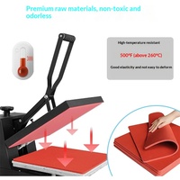 Feuille de mousse de silicone résistante aux hautes températures avec coussinets d'étanchéité absorbants les chocs et isolants