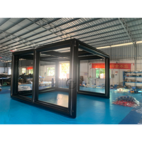 Cage d'entraînement de golf portable à prix d'usine, simulateur de golf gonflable hermétique avec projecteur et écran