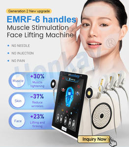 Masseur facial EMS RF sans <span class=keywords><strong>injection</strong></span> pour le lifting du <span class=keywords><strong>visage</strong></span>, élimination des rides, resserrement de la peau, anti-âge, appareil de beauté pour les soins du <span class=keywords><strong>visage</strong></span> à domicile et en salon - Product Image 2