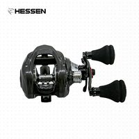 Moulinet de pêche en eau salée en alliage d'aluminium 6.3:1 pour jigging en bateau, 11BB, 12.5kg de frein, vente en gros