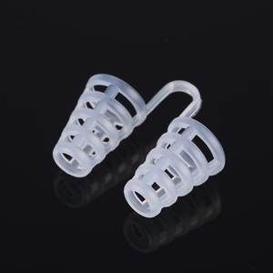 แผ่นซิลิโคนนุ่มช่วยลดการนอนกรน อุปกรณ์ขยายรูจมูกและคลิปหนีบช่วยให้หายใจสะดวกและหยุดการกรน - Product Image 3