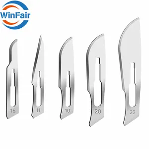 WinFair רפואי חד פעמי לא. 15 15C כירורגי אזמל ידית להב ספק יצרן # 15C ו #12 #10 20 להבי כירורגי