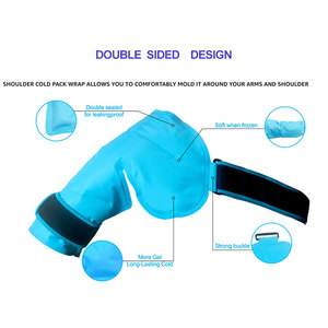 पुनः प्रयोज्य गर्म और ठंडा चिकित्सा जेल बर्फ पैक लचीला पॉलिएस्टर कंधे के लिए लचीला पॉलिएस्टर कंधे पैड - Product Image 3
