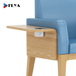 3-Seater หนังสำหรับโรงพยาบาลสำนักงานบริเวณเก้าอี้ห้องรอของธนาคารสนามบินคลินิกผู้ป่วย - Product Image 6