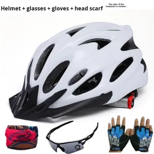 Casco de Bicicleta Ajustable Integrado EPS+PC para Adultos, para Bicicletas de Montaña y Carretera, Unisex, Protección de Seguridad para Deportes al Aire Libre - Product Image 1