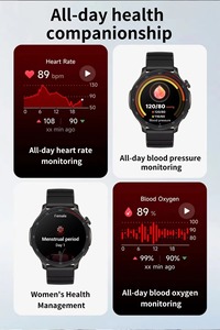 Smartwatch HT48 per il monitoraggio della salute con certificazioni CE FCC Rohs TELEC, Tracker Fitness e Sonno, IP68, Batteria 10+ giorni, Bluetooth, Orologio Sportivo Intelligente - Product Image 5