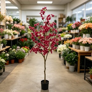 Real Touch Artificial Bougainvillea <b>Trellis</b>, Large Pink/Purple Flowers Climbing Plant, Wedding Arch Backdrop Party Hanging - Product Image 3