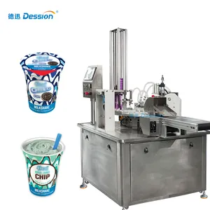 Fabrieksprijs Automatische Milkshake Cup Vulmachine Melk Yoghurt Beker Roestvrijstalen Vulmachine