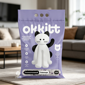 Heavy Duty <b>Vacuum</b> Cat Litter Packaging <b>Bag</b> Large Capacity PET/PE/BOPP Pouch Reinforced Carry Handle Supermarket Exhibition - Product Image 5